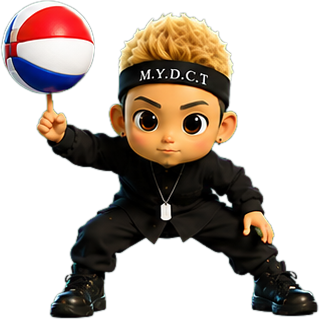 低い姿勢で構えるキャラクター